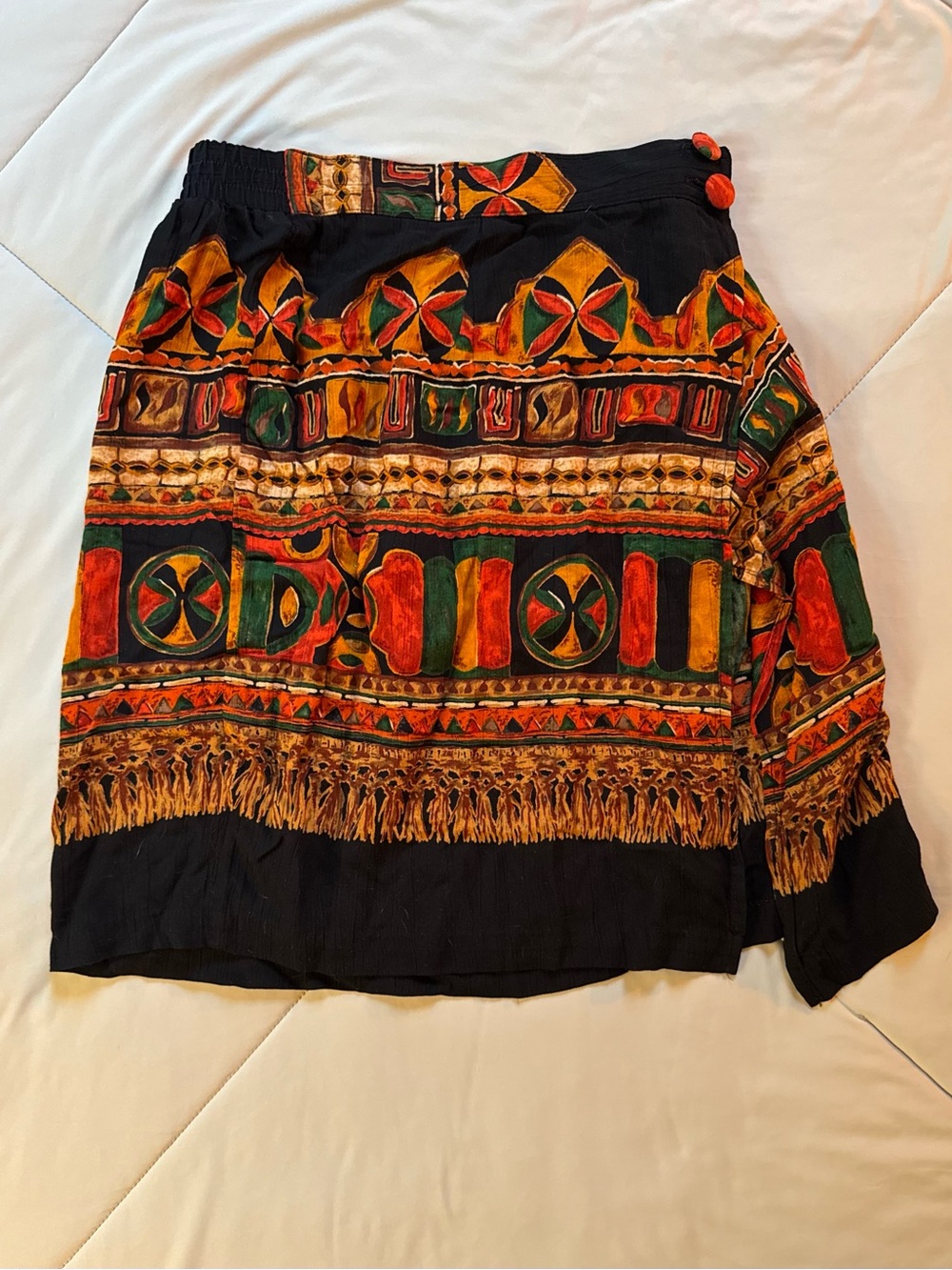 True vintage Carole little wrap mini skirt